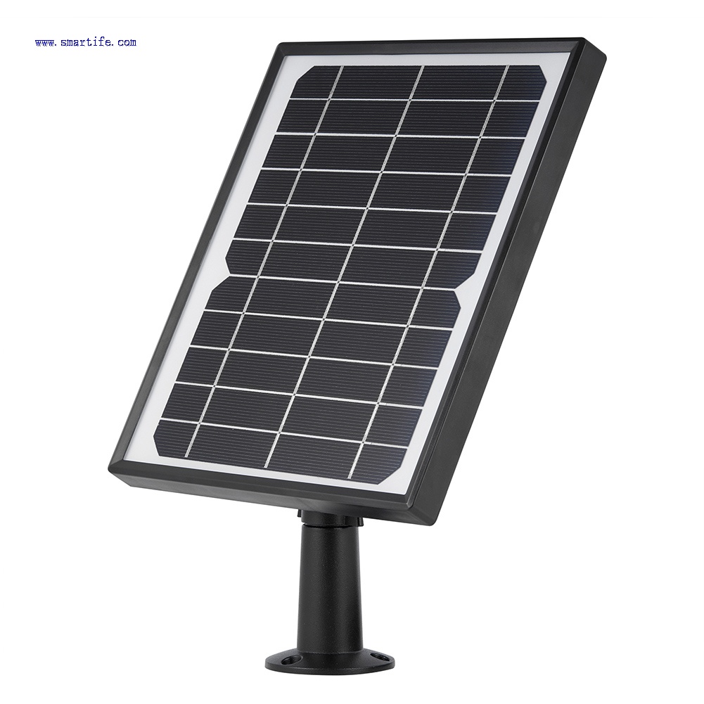 6W 5.5V Monocrystalline Silicon Small Solar Charging Panels for CCTV Cameras Mobile Phone Power Bank Micro USB Port Products