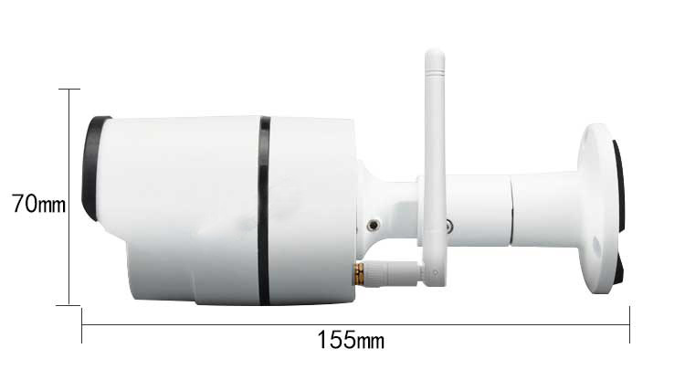 Surveillance Camera Shell Component #60 IP66 Waterproof Aluminum Alloy WIFI Antenna Security Surveillance ...