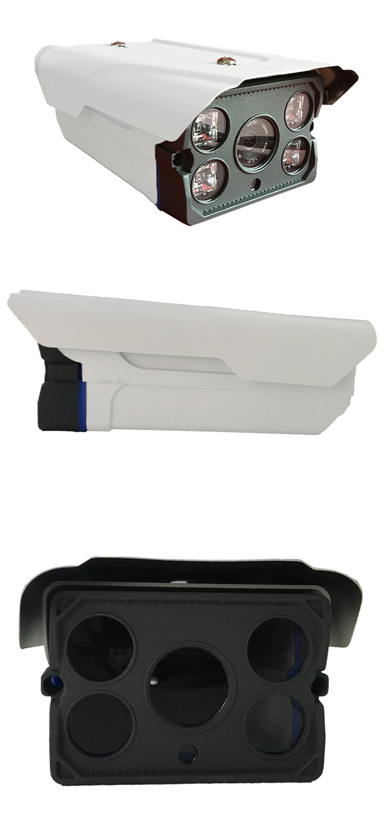Surveillance Camera Shell Component #90 4*Array IR LED Board Aluminum Alloy Metal IP66 Waterproof CCTV ...
