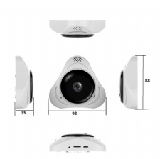 960P 1.3mp 360degree Panoramic Fisheye Lens Home Indoor Wireless WIFI CCTV Surveillance Security IP Cameras