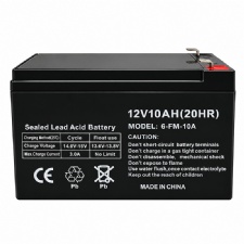 12V 10Ah Rechargeable Sealed Lead Acid (SLA) Battery for Alarm Systems & UPS